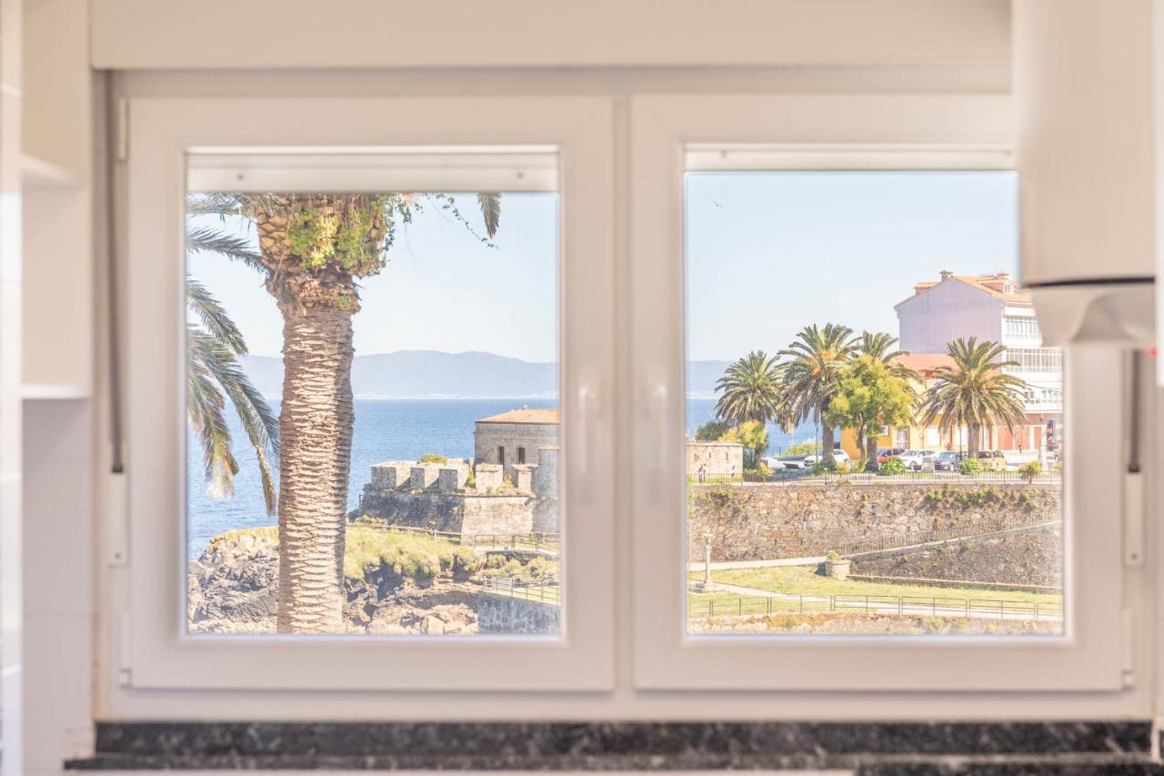 Apartamento Finisterre Con Vistas Al Mar Y Playa Exterior photo