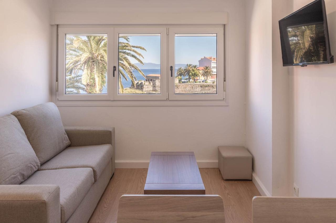 Apartamento Finisterre Con Vistas Al Mar Y Playa Exterior photo